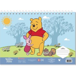 Diakakis imports Drawing Pad 23x33cm 40sheets Self-stencil- 2p xr 2x Winnie THE Pooh 000565897 5205698819797