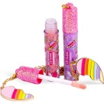 martinelia Girl 2 lip Glosses With Necklace set / LM-85419 8436622270941