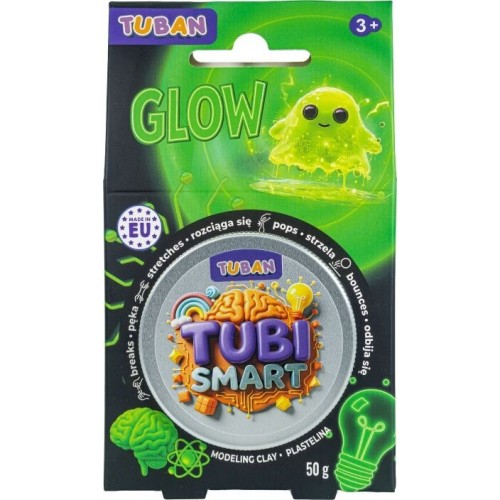 Tuban Tubi Smart - Glow! Plasticine New Generation TU3849 5901087038496