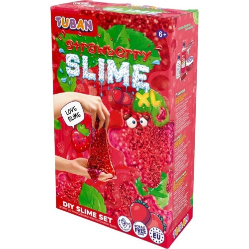 Tuban Σετ - Κατασκευή Slime - Φράουλα XL TU3170 5901087031701