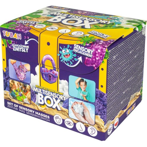 Tuban Σετ Slime Multisensory BOX & Αισθητηριακών Υλικών TU3832 5901087038328