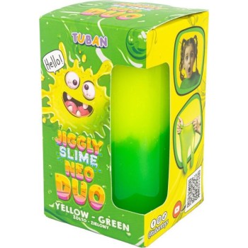 Tuban Jiggly Slime - NEO DUO Κίτρινο - Πράσινο 430g TU3810 5901087038106