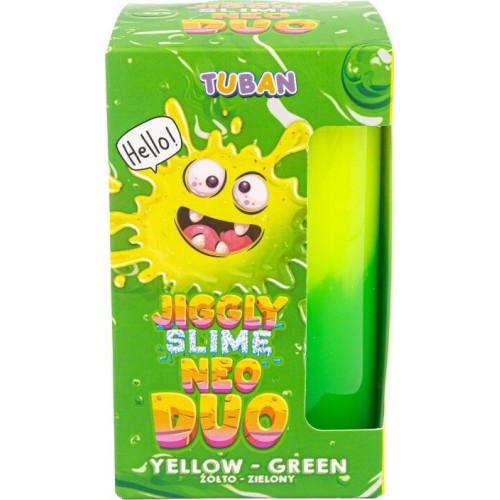 Tuban Jiggly Slime - NEO DUO Κίτρινο - Πράσινο 430g TU3810 5901087038106