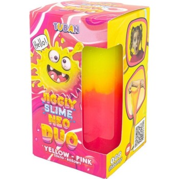 Tuban Jiggly Slime - NEO DUO Yellow - Pink 430g TU3811 5901087038113