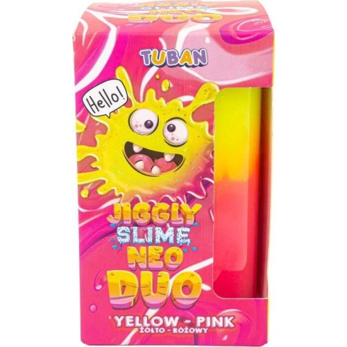 Tuban Jiggly Slime - NEO DUO Κίτρινο - ροζ 430g TU3811 5901087038113