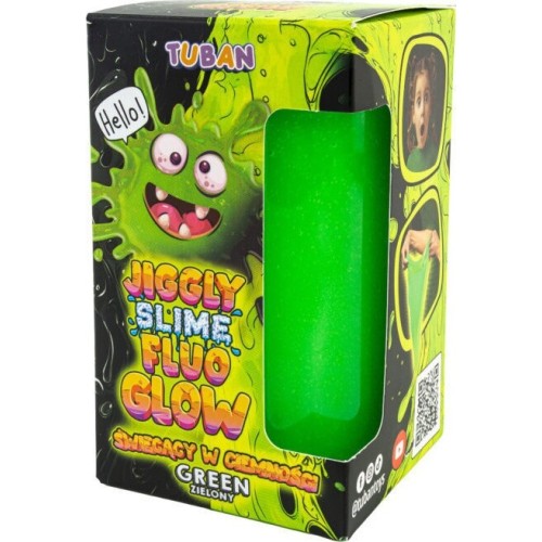 Tuban Jiggly Slime Fluo Glow Green 430g TU3823 5901087038236