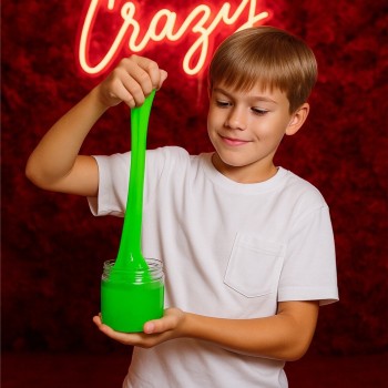 Tuban Jiggly Slime Πράσινο με Άρωμα Πράσινο Μήλο 200g TU3583 5901087035839
