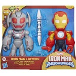 Hasbro Marvel Avengers Marvel Iron Man And His Awesome Friends Supersized Iron Man & Ultron Clash Pack G1995 5010996355973