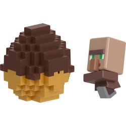 mattel minecraft - mini αυγό με φιγούρα mc mini villager  194735342501