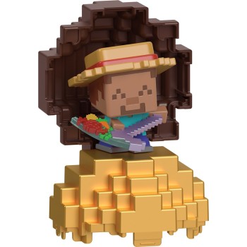 mattel minecraft - mini αυγό με φιγούρα mc mini steve village  194735342655
