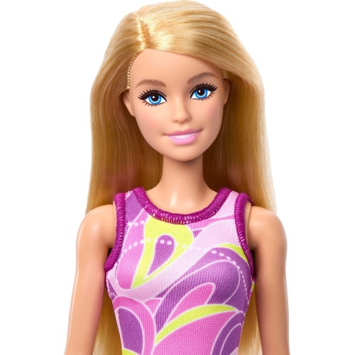 Mattel barbie πολυχρωμα φορέματα Retro Purple Dress Inspired by ‘80s Totally Hair Barbie, Blonde GBK92 / JKB58 194735345816