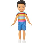 Mattel Barbie Club Chelsea Koji Boy Small Doll, 6-inch With Brunette Hair in Removable Outfit & Shoes DWJ33 / JJB36 194735338870
