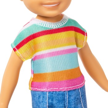 Mattel Barbie Club Chelsea Koji Boy Small Doll, 6-inch With Brunette Hair in Removable Outfit & Shoes DWJ33 / JJB36 194735338870