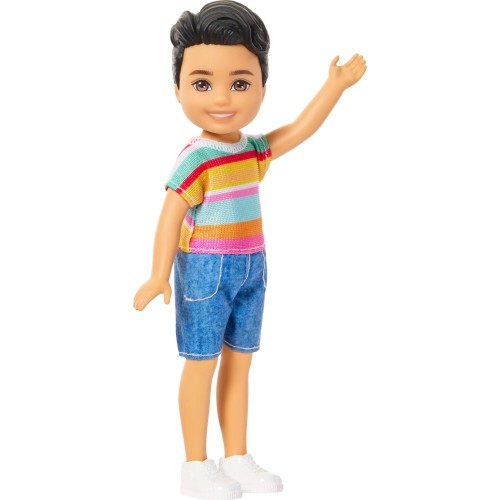 Mattel Barbie Club Chelsea Koji Boy Small Doll, 6-inch With Brunette Hair in Removable Outfit & Shoes DWJ33 / JJB36 194735338870