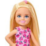 Mattel Barbie Club Chelsea Small Doll, 6-inch With Blonde Hair in Strawberry-print Dress & Shoes DWJ33 / JJB33 194735338931