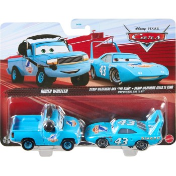 mattel cars αυτοκινητακια - σετ των 2 cars dc dinoco team DXV99 / JKW73 194735357888