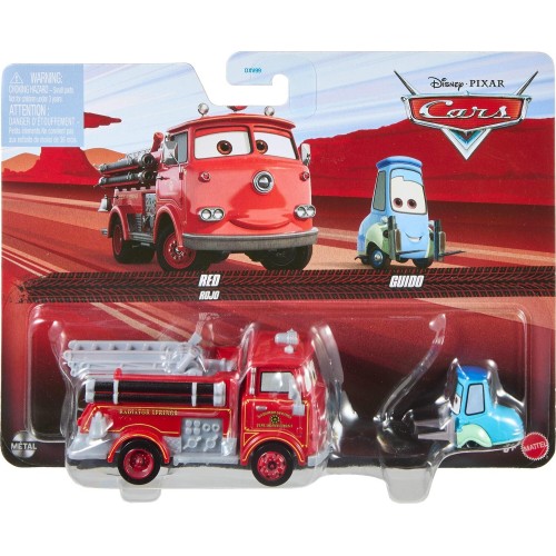 mattel cars αυτοκινητακια - σετ των 2 cars dc cla red and guido DXV99 / JKW74 194735357895