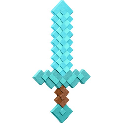mattel minecraft - διαμαντενιο σπαθί JLJ39 194735365036