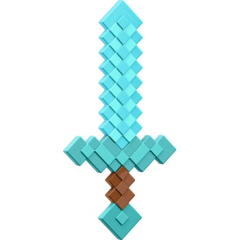 mattel minecraft - διαμαντενιο σπαθί JLJ39 194735365036