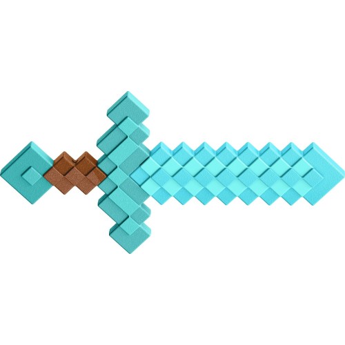 mattel minecraft - διαμαντενιο σπαθί JLJ39 194735365036