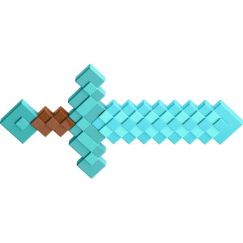 mattel minecraft - διαμαντενιο σπαθί JLJ39 194735365036