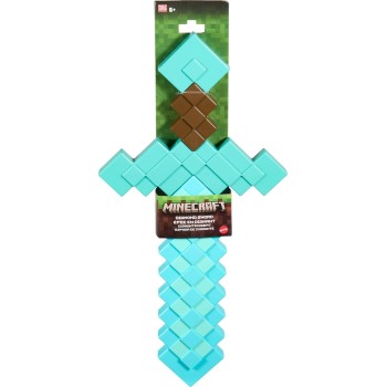 mattel minecraft - διαμαντενιο σπαθί JLJ39 194735365036