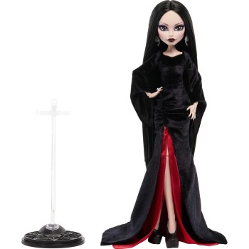Mattel Monster High x Wednesday Collectible Doll, Morticia Addams in Black Velvet Dress JLK99 194735366484
