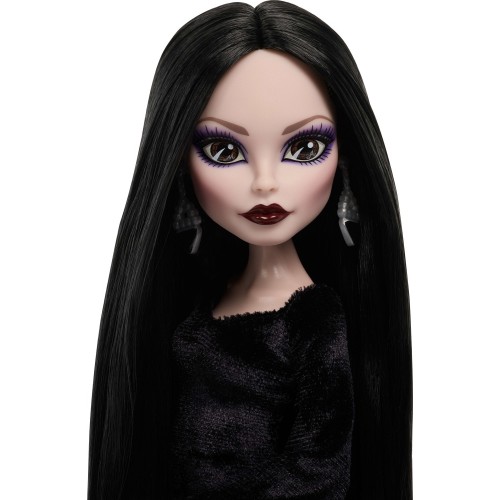 Mattel Monster High x Wednesday Collectible Doll, Morticia Addams in Black Velvet Dress JLK99 194735366484