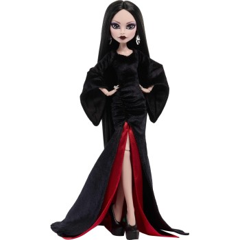 Mattel Monster High x Wednesday Collectible Doll, Morticia Addams in Black Velvet Dress JLK99 194735366484