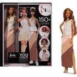 Mattel Barbie You Create Barbie Basics Neutral Kit 001, Customizable Fashion Doll & Universal-fit Clothing JJX35 194735344031