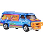 Mattel Hot Wheels Premium Custom Vintage Barbie GMC Panel Van, 1:64 Scale Die-cast Beach Bus HXD63 / JHW98 194735337255