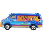 Mattel Hot Wheels Premium Custom Vintage Barbie GMC Panel Van, 1:64 Scale Die-cast Beach Bus HXD63 / JHW98 194735337255