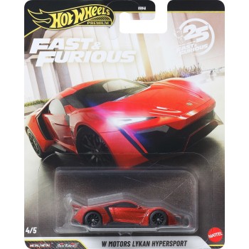 Mattel Hot Wheels Cars, Premium Fast & Furious Car for Adult Collectors HNW46 / JHW70 194735337057