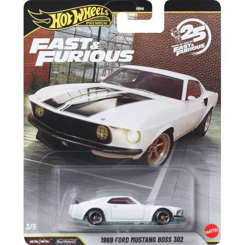 Mattel Hot Wheels Cars, Premium Fast & Furious Car for Adult Collectors HNW46 / JHW72 194735337019