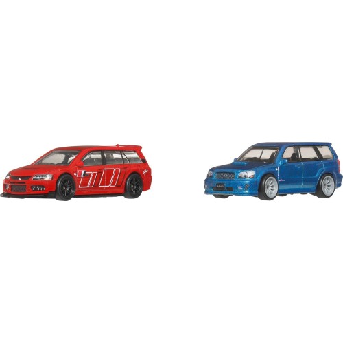 Mattel hot wheels συλλεκτικά αυτοκινητάκια - σετ των 2 hw 2005 evo ix and 2004 sti HBL96 / JHW46 194735336814