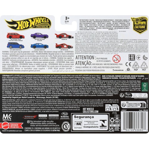 Mattel Hot Wheels Premium Car Culture 2-pack, Toy Cars for the Adult Collector HBL96 / JHW47 194735336807