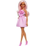 Mattel Barbie Fashionistas Doll 238 in Strapless Rose Dress, Pink Hair With Barrette Accessory FBR37 / HYT94 194735255580