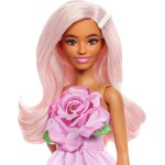 Mattel Barbie Fashionistas Doll 238 in Strapless Rose Dress, Pink Hair With Barrette Accessory FBR37 / HYT94 194735255580