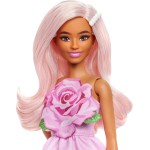 Mattel Barbie Fashionistas Doll 238 in Strapless Rose Dress, Pink Hair With Barrette Accessory FBR37 / HYT94 194735255580