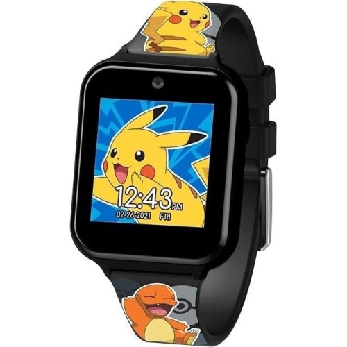 kids licensing euroswan-pokemon smart watch for kids calendar, alarm, stopwatch, photos, v POK4231 8435507868976