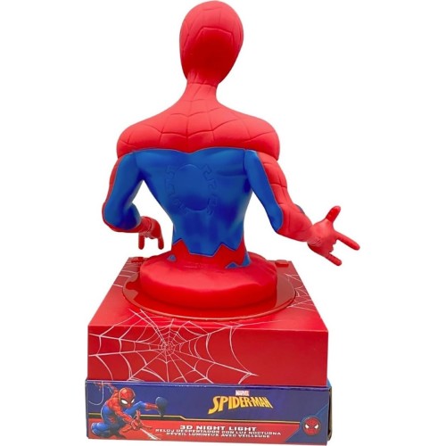 kids licensing  3D Ξυπνητήρι Spiderman  νυχτερινό φως και ήχους SPD3621 8435507886512