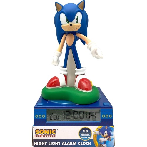 kids licensing kids  - childrens 3d sonic lamp, night light, baby decoration, ideal for gi SNC3023M 8435507886345