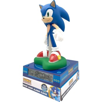 kids licensing παιδικό 3d sonic φωτιστικό, νυχτερινό φωτιστικό, βρεφική διακόσμηση, SNC3023M 8435507886345