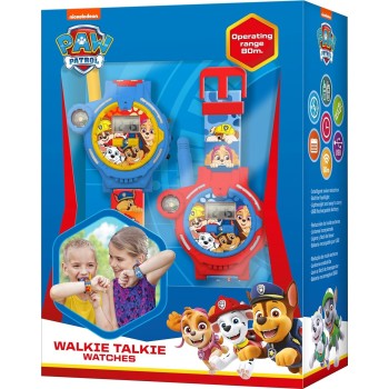 kids licensing  paw patrol 2-σε-1 ψηφιακό ρολόι walkie talkie, πολύχρωμο PW19911 8435507868747