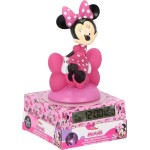 kids licensing minnie 3d ξυπνητήρι με νυχτερινό φως και ήχους MN4500 8435507886536