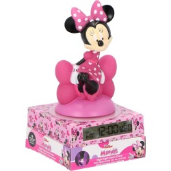 kids licensing minnie 3d ξυπνητήρι με νυχτερινό φως και ήχους MN4500 8435507886536
