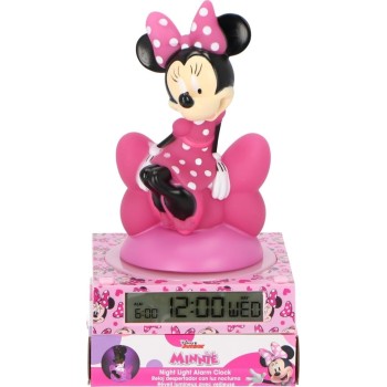kids licensing minnie 3d ξυπνητήρι με νυχτερινό φως και ήχους MN4500 8435507886536