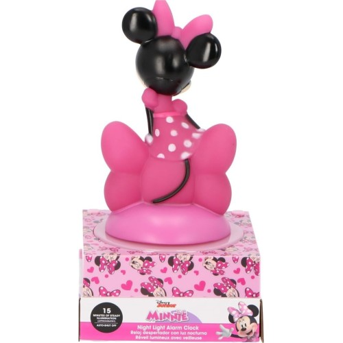 kids licensing minnie 3d ξυπνητήρι με νυχτερινό φως και ήχους MN4500 8435507886536