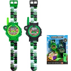 kids licensing kids  - minecraft 2-in-1 walkie talkie watch for kids MIN40098 8435507894302