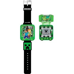 kids licensing kids  minecraft kids automatic digital watch with plastic strap MIN4148 8435507892650